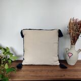 Coussin inspiration berbère bleu Azilal 45x45 cm