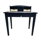 Bureau style Louis Philippe poirier massif et érable sycomore ondé