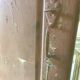 Entrance door in old oak
