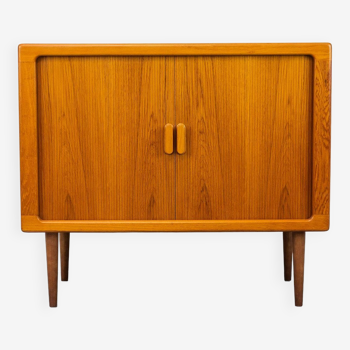 Danish Teak Sideboard with Tambour Doors from Dyrlund, 1970s