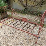 Wrought iron sofa bed nineteenth century