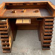 Old and authentic piece of furniture established watchmaker counter jeweler 1900
