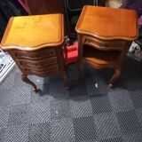 Pair of antique bedside tables