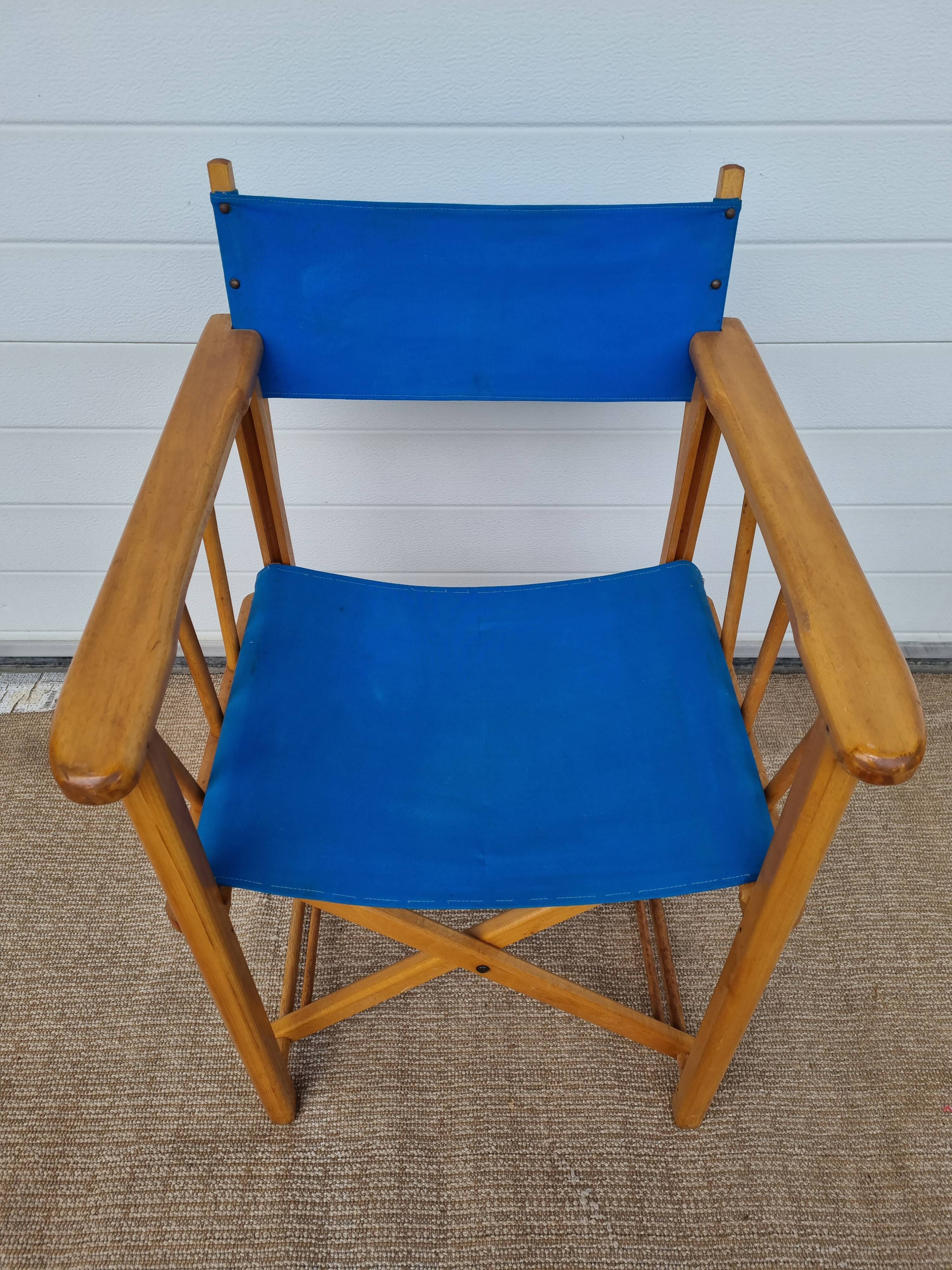 5 Old Folding Chairs from Garden 50 60