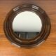 Small octagonal wooden mirror in neo-Renaissance / neo-Gothic style