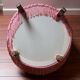 Fauteuil crapaud rose poudré