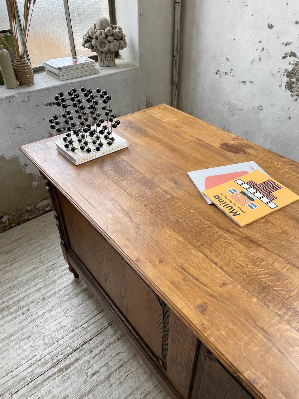 Comptoir en chêne drapier chêne 1900