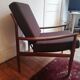 Fauteuil scandinave en teck 1960