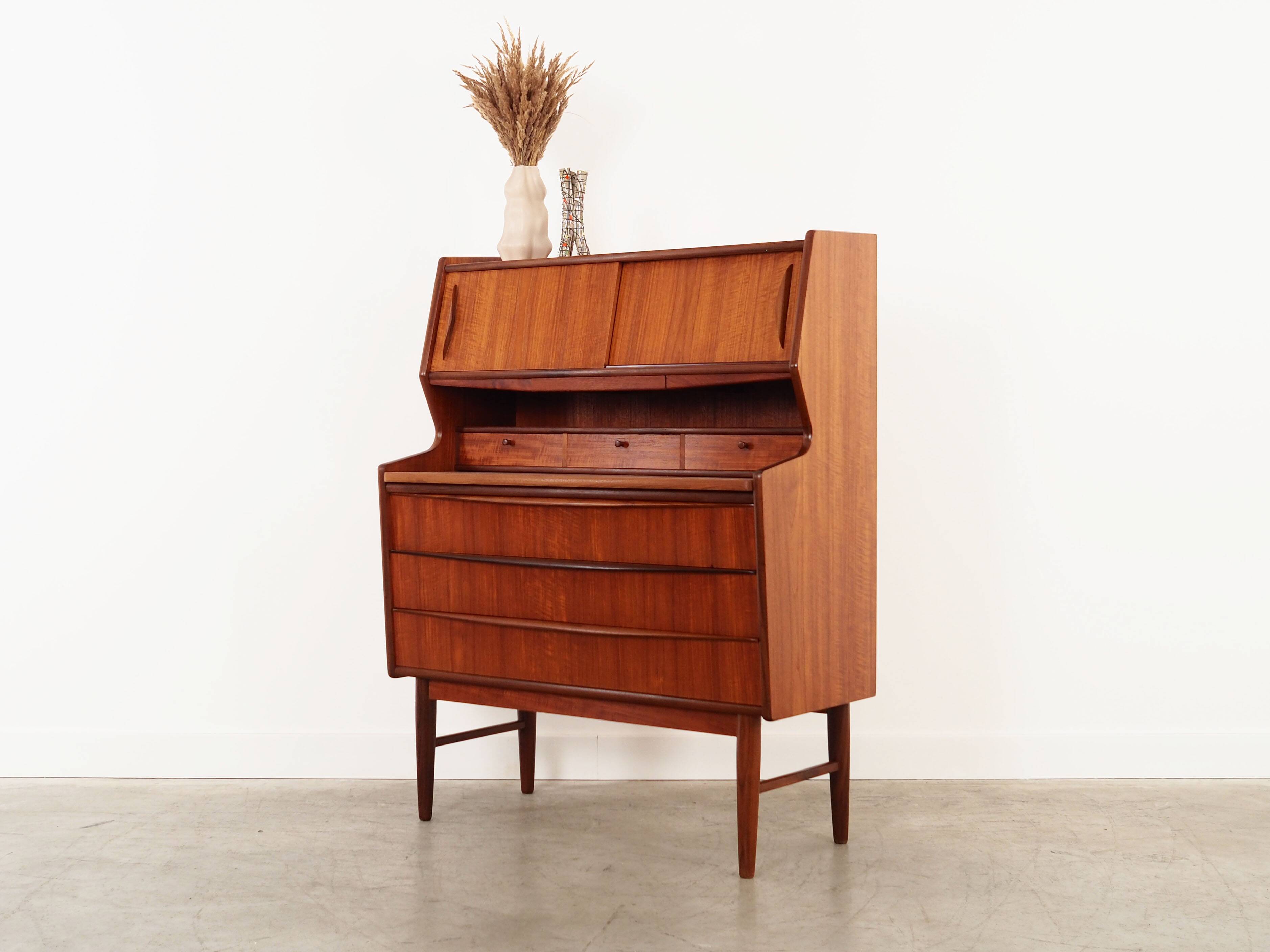 Teak secretary, Danish design, 1970s, production: Denmark