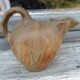 Small enamelled stoneware jug 1920 Art Deco signed Gilbert Métènier