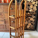Old wooden sled Davos