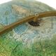 Vintage World Globe Gyroscopic Globe With Relief 1960s
