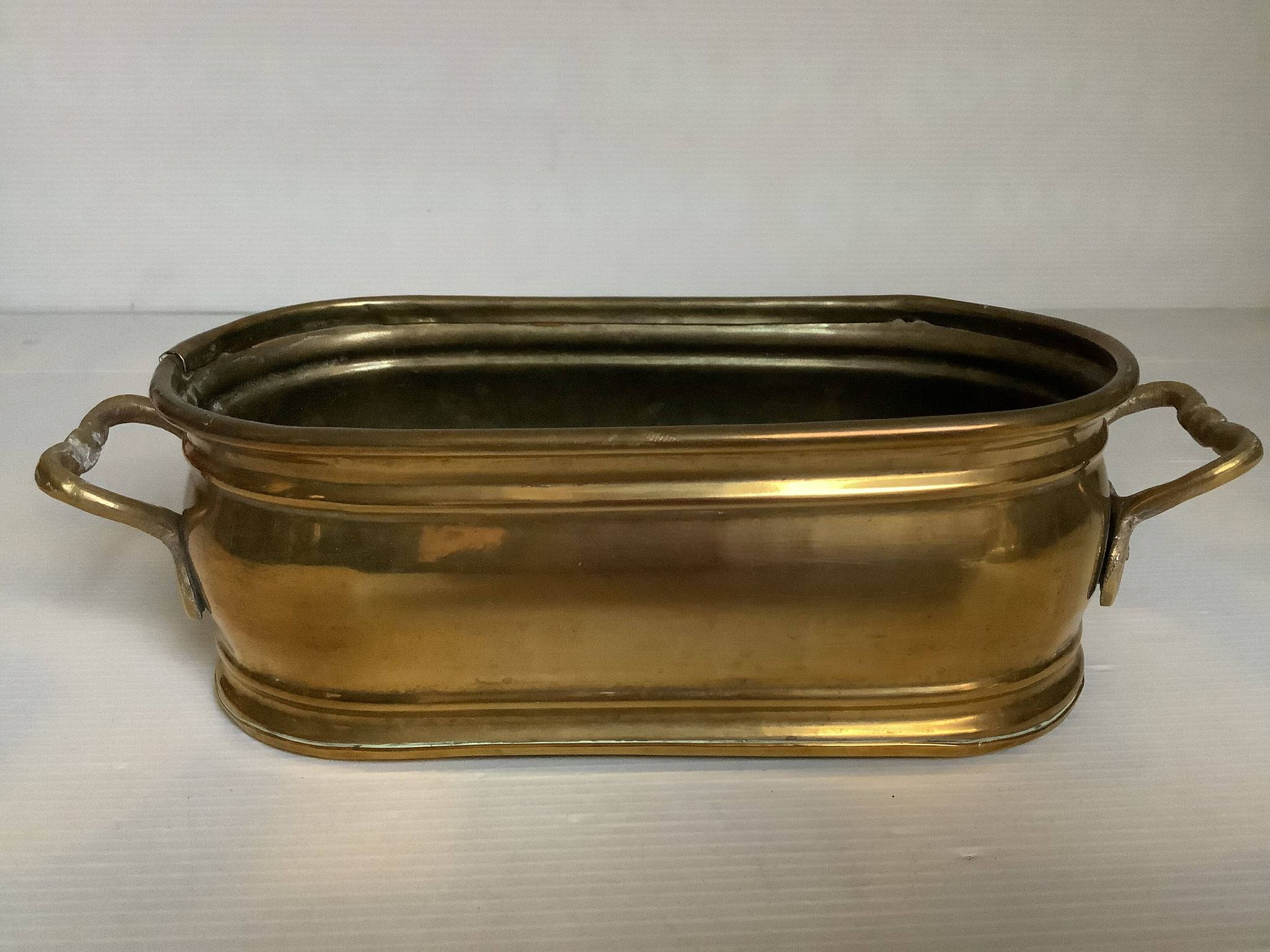 Jardinière vide poche en laiton