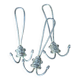 Série de 3 anciennes patères, porte manteau, fin XIX ème, début XX ème