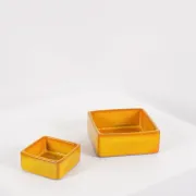 Jacques & dani ruelland, 2 ceramic catchalls, france, circa 1960