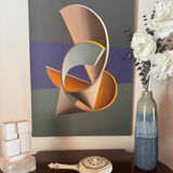 Antique ceramic flower vase