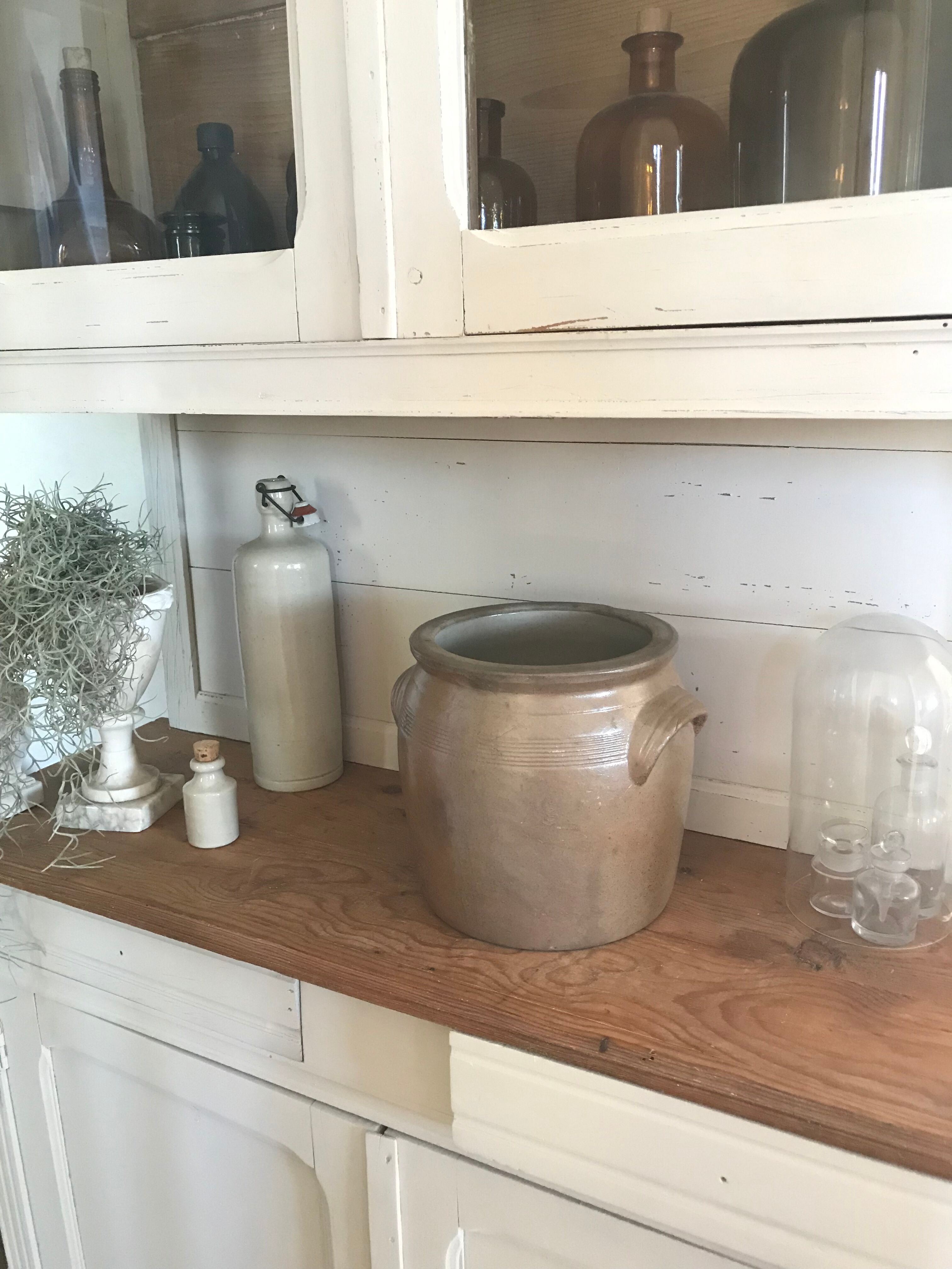 5l glazed sandstone pot