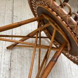 Table basse rotin « soleil »