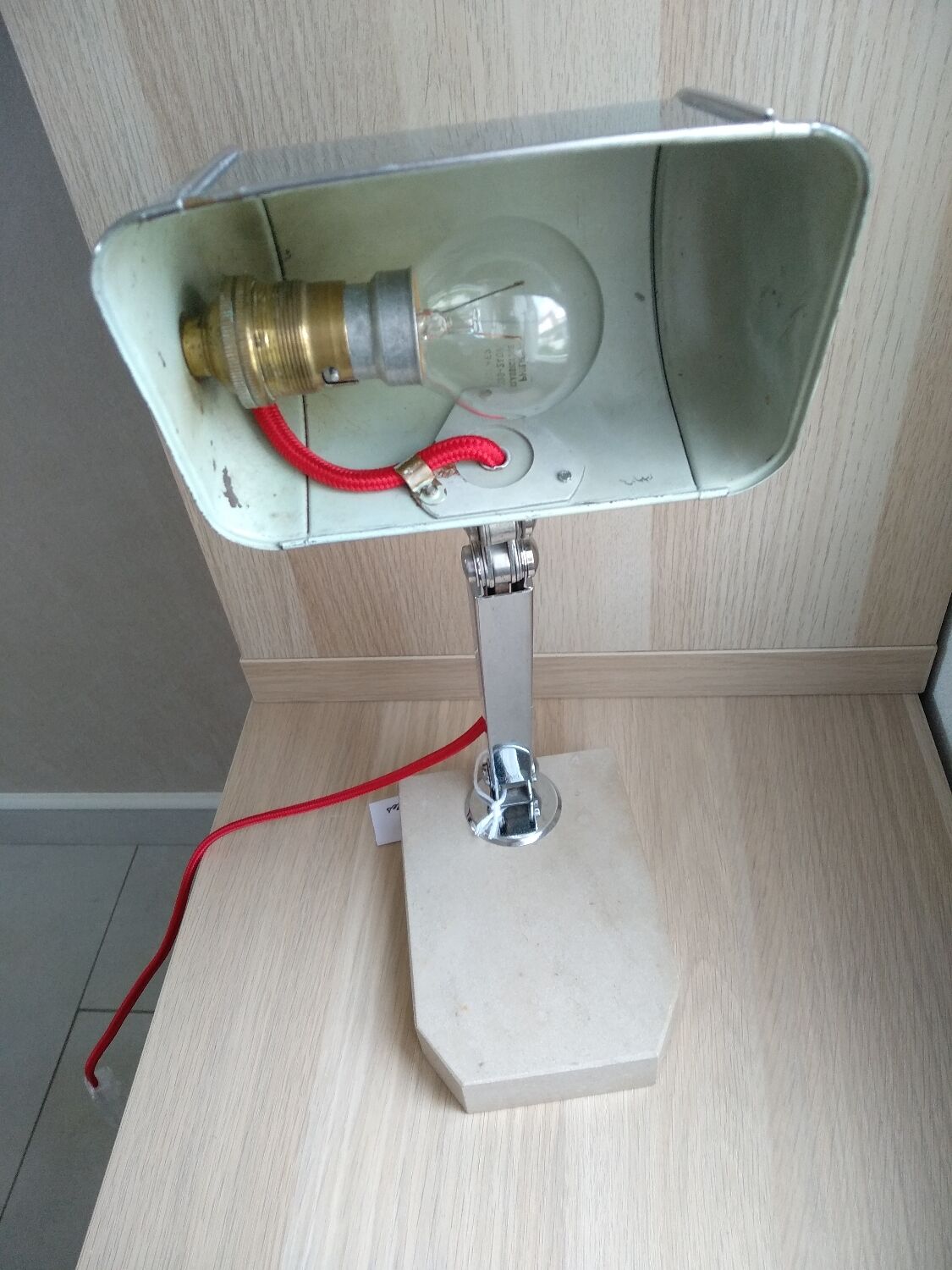 Lampe pirouette de fare années 30