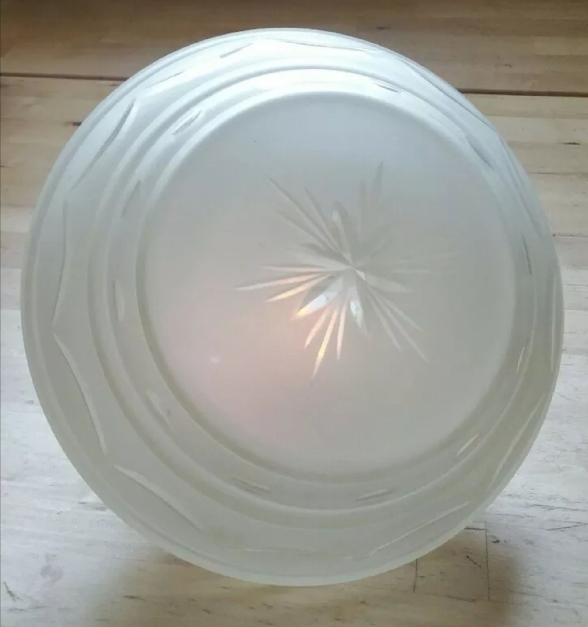 Globe de lampe vintage soucoupe
