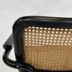 Cesca chair B64 with armrests by Marcel Breuer Design in black