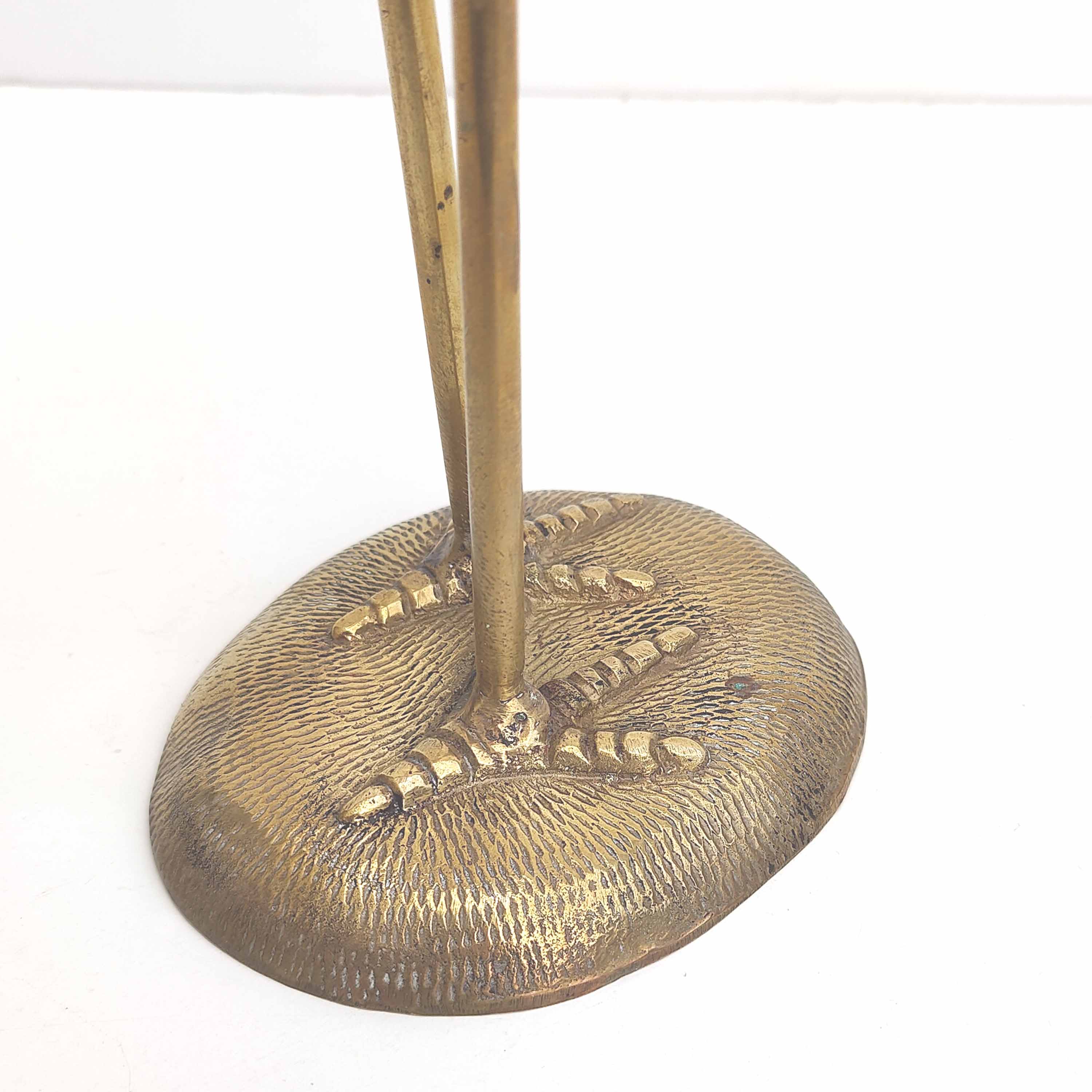 Great Blue Heron XL Golden Brass Ht 48cm