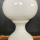 Lampe champignon Space Age en verre opalin blanc