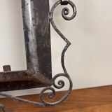 menu frame for restaurant in hammered iron period 1930-1940