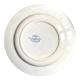 3 Gien dessert plates in iron earth, "Glycine" service around 1975