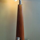 Grande lampe nautique bois et laiton années 80