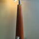 Large nautical lamp in wood and brass from the 80s