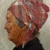 Portrait painting by Choppard-Mazeau, 1890