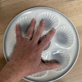 Set of 6 oyster plates Moulin des loups Orchies