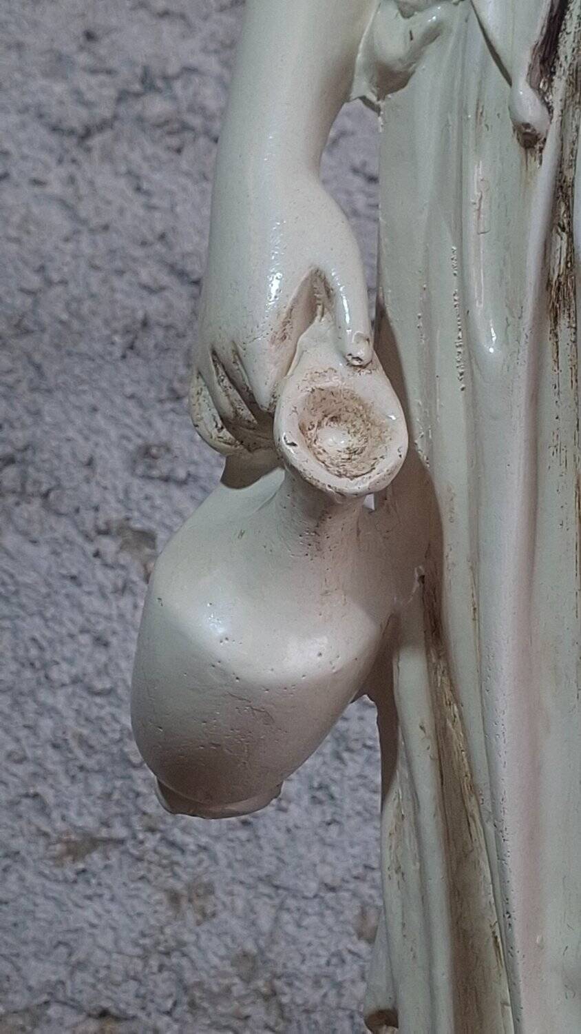 Large lamp 108 cm hebe greek goddess 1960s
