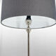 1950s Chrome & Wood Floor Lamp, Czechoslovakia, Restored