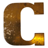 Lettre " C " en laiton