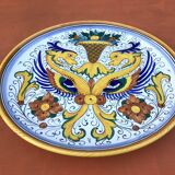 Déruta ceramic plate (Italy) Raphaelesque decoration