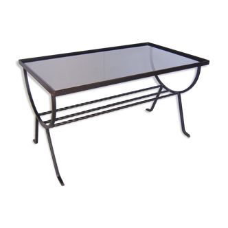 The 1960s wrought iron coffee table