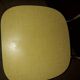 Paire de chaises en formica jaune  vintage