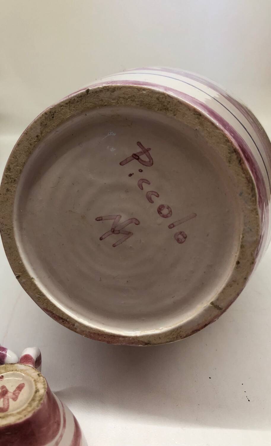 Ceramic tableware by Piccolo in Maredsous