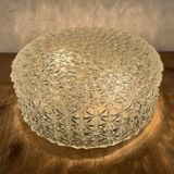 Vintage Glass Wall Or Ceiling Light, 1970s