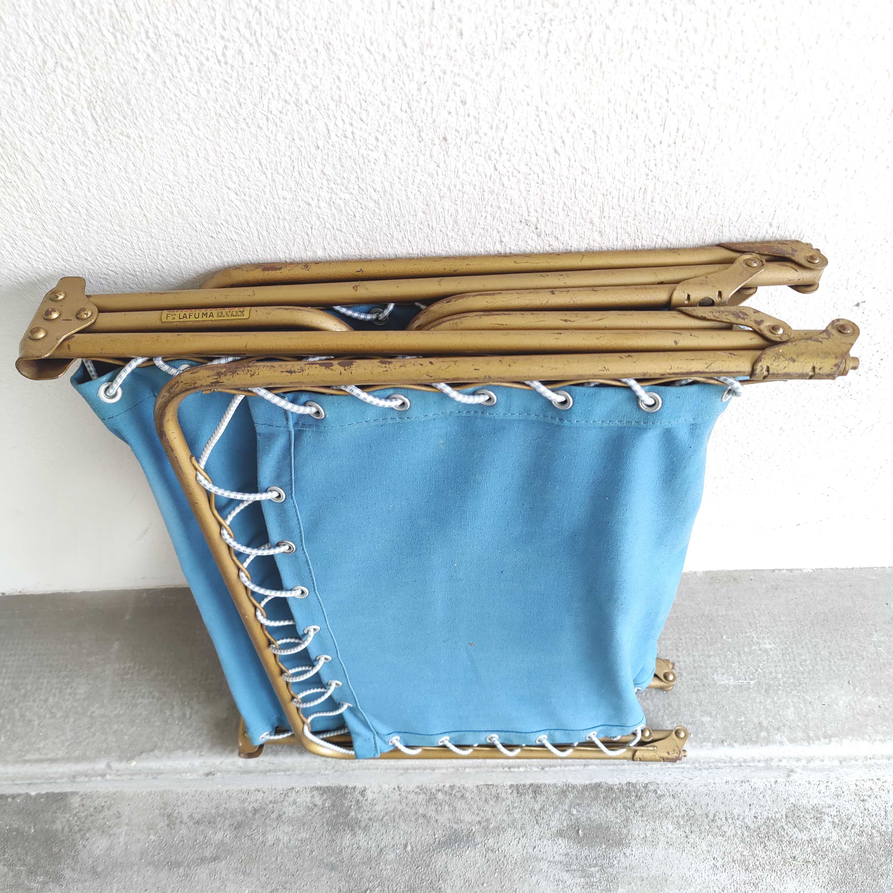 Folding camp bed Lafuma Chantazur vintage