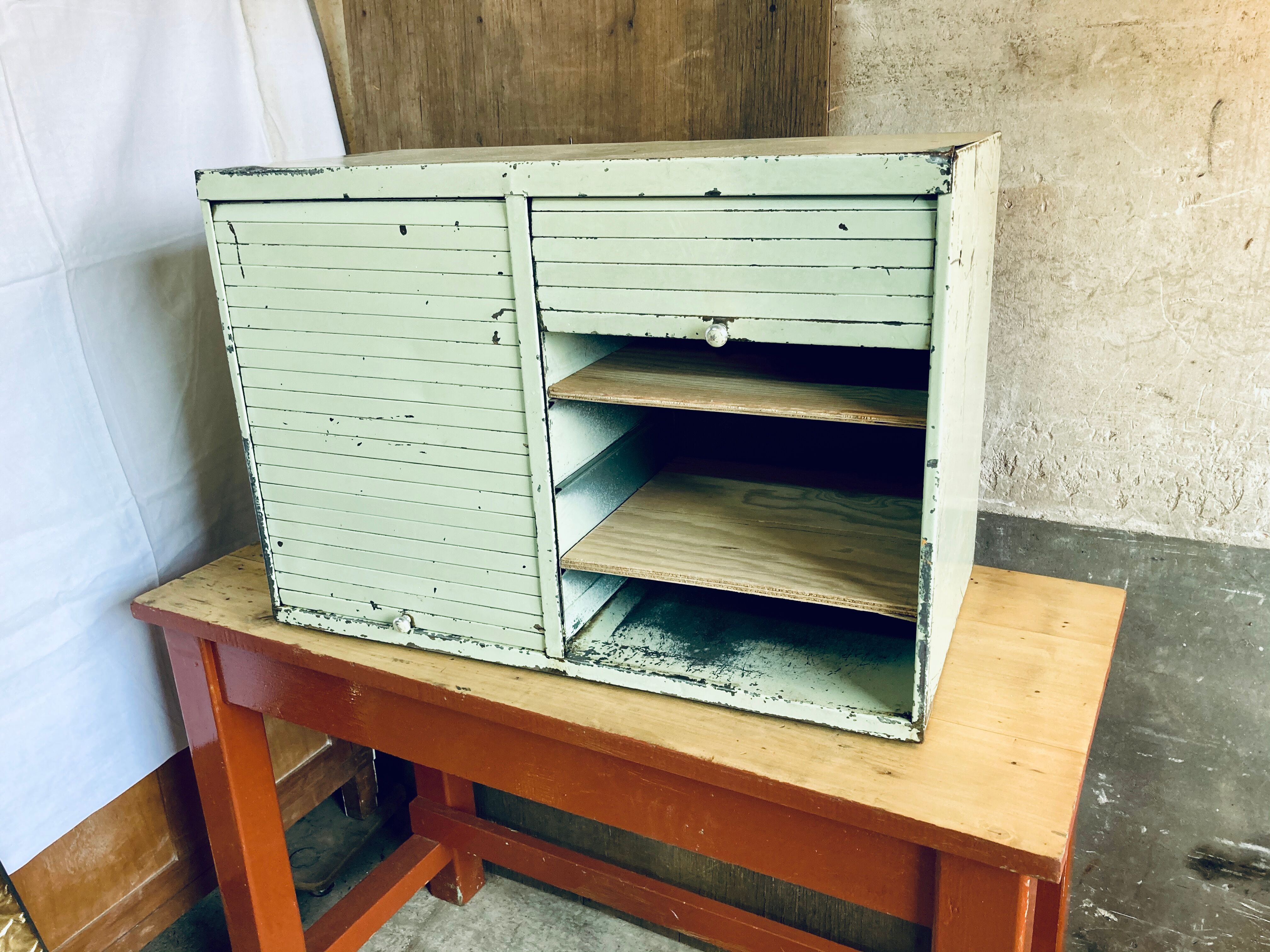 Furniture with mint curtains