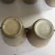 Set of 5 Digoin stoneware tumblers