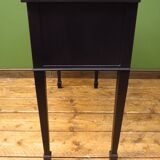 Black console hall table