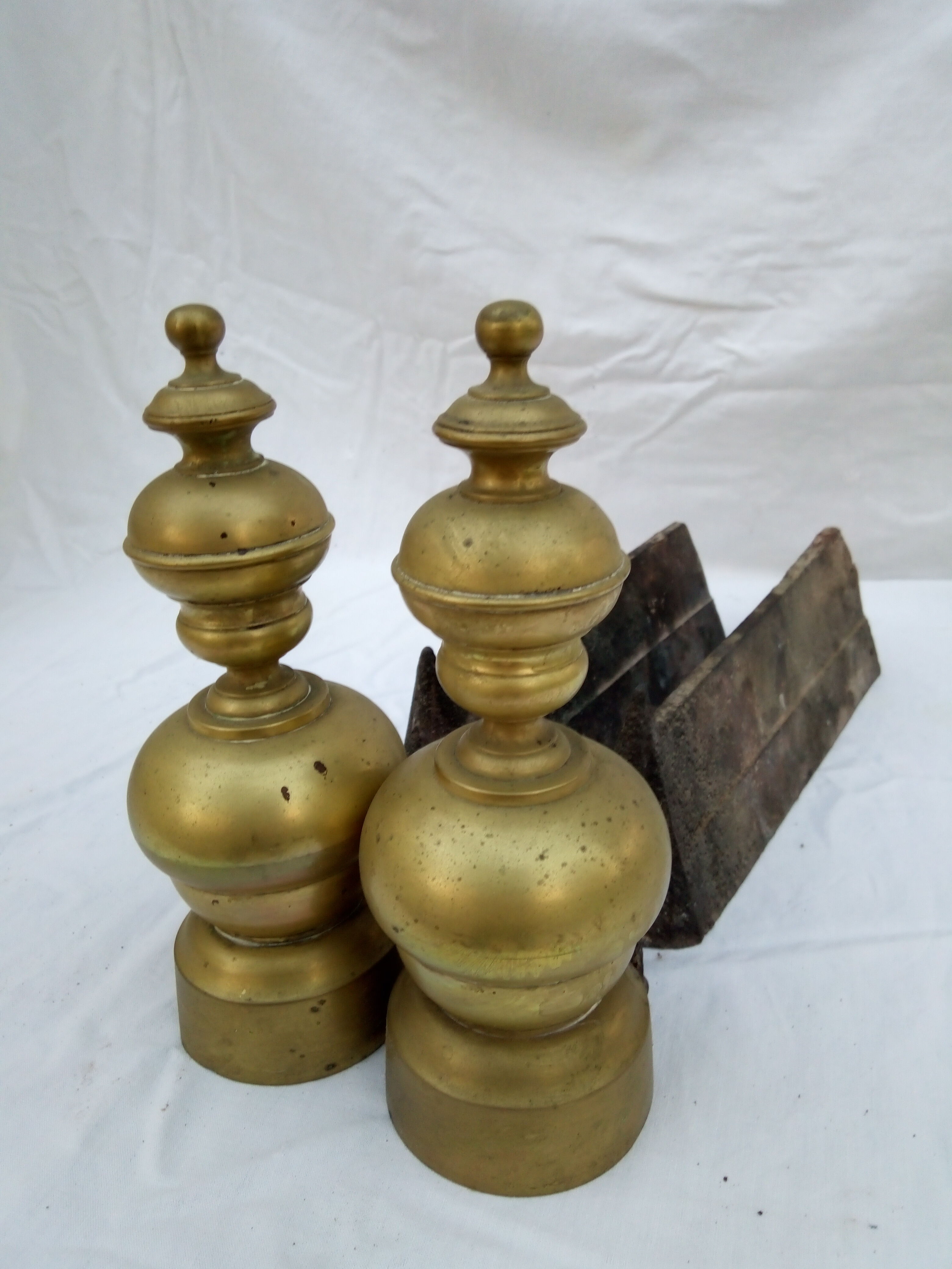 Pair of Louis Philippe period bronze channels