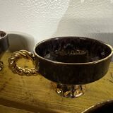 6 tasses à thé en céramique Maius-Giuge Vallauris