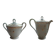 Teapot and sugar bowl in gilded Limoges porcelain by Chastagner & Cie.