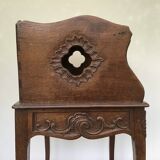 Table de chevet - Chêne - Style Louis XV - 19e siècle