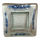Vide poche en pâte de verre bleue